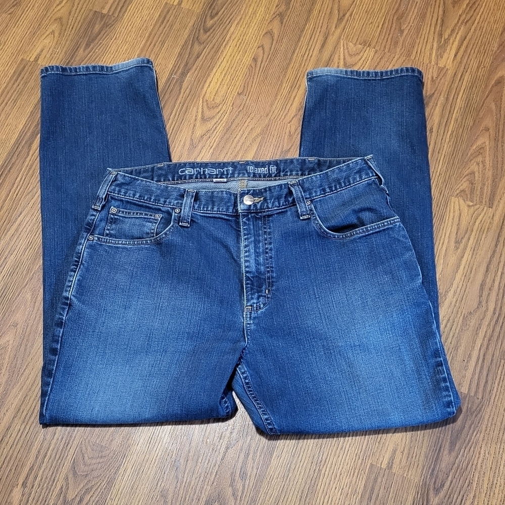 Carhartt Rugged Flex Relaxed Fit Jeans Men’s 36x30 C32 Workwear Denim